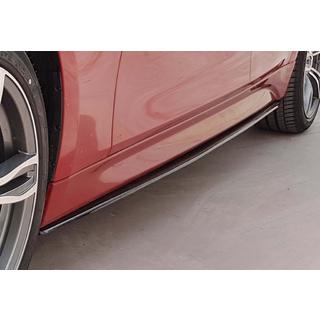 Накладки на пороги DPT V-3 (для порогов M-Sport, черный глянец) BMW 3 серия F30/F31 2012-2019 гг. фото 1
