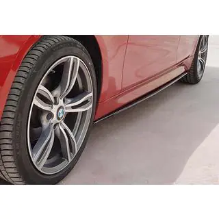 Накладки на пороги DPT V-3 (для порогов M-Sport, черный глянец) фото 3