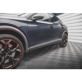 Боковые Пороги DPT (Черный Глянец) Cupra Formentor 2020- гг. фото 2