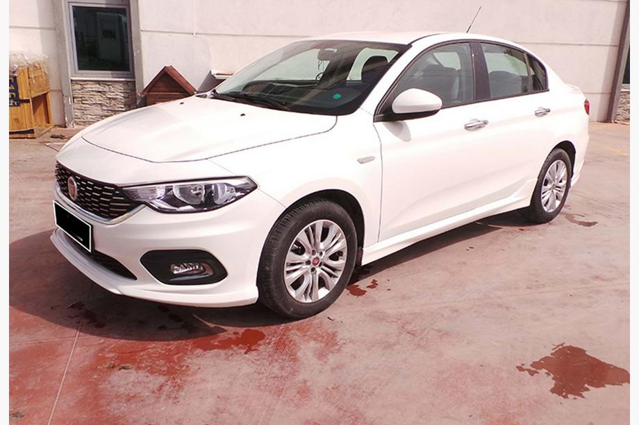 Fiat Tipo 2016- гг. Боковые Пороги DPT (грунтованные под покраску) Image