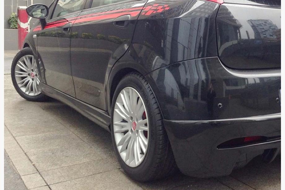 Fiat Punto Grande/EVO 2006-2018 гг. Боковые пороги DPT (2012-2018, грунтованные) Image