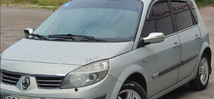 Renault Scenic/Grand 2003-2009 гг. Окантовка окон Нержавеющая сталь (4 шт.) фото 5
