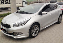 Kia Ceed 2012-2018 гг. Боковые Пороги DPT (2012-2015, Черный Глянец) фото 3