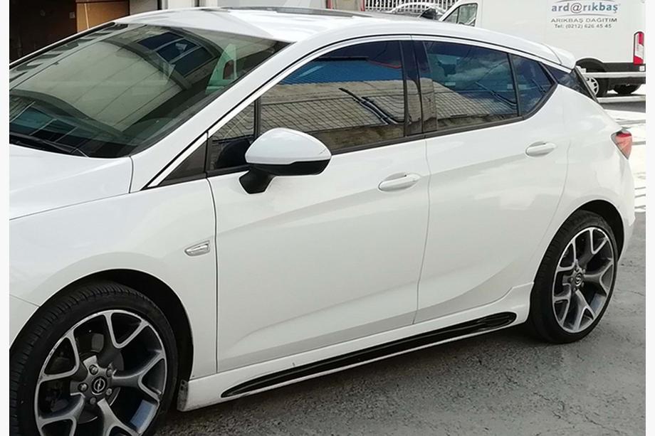 Opel Astra K 2016-2021 гг. Боковые Пороги DPT V-2 (Под Покраску) Фото 5