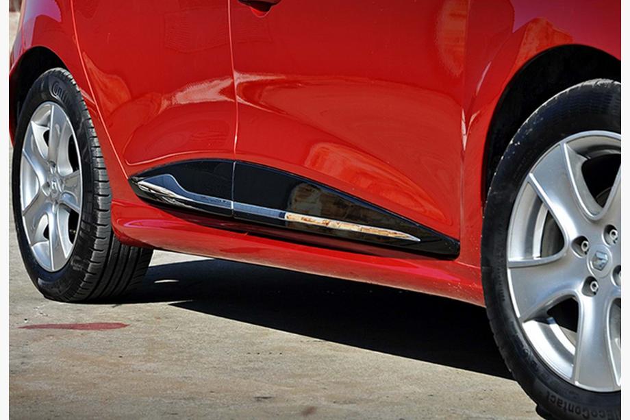Renault Clio IV 2012-2019 гг. Боковые Пороги DPT V-2 (Под Покраску) Image