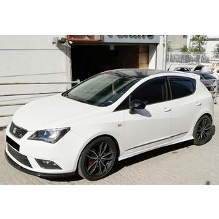 Боковые Пороги DPT V-2 (Черный Глянец) Seat Ibiza 2010-2017 гг. фото 3