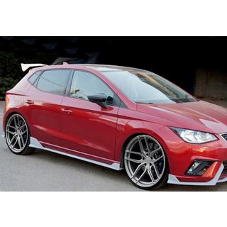 Боковые Пороги DPT V-2 (Черный Глянец) Seat Ibiza 2017- гг. фото 3