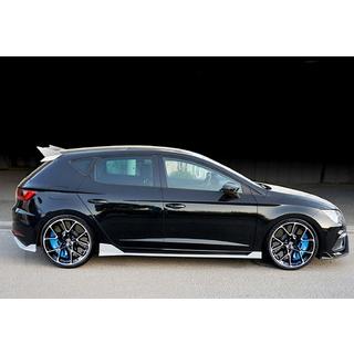 Боковые Пороги DPT V-3 (2017-2020, Черный Глянец) Seat Leon 2013-2020 гг. фото 4