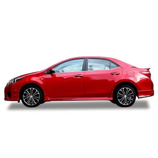 Боковые Пороги DPT (грунтованные под покраску) Toyota Corolla 2013-2019 гг. фото 1