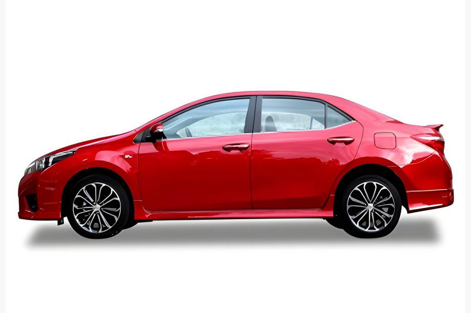 Toyota Corolla 2013-2019 гг. Боковые Пороги DPT (грунтованные под покраску) Image