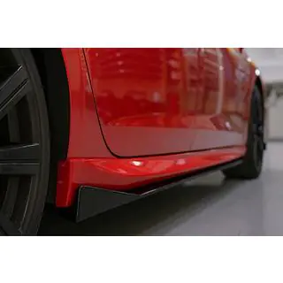 Универсальные накладки на боковые пороги DPT Aero Black (Черный Глянец) фото 1