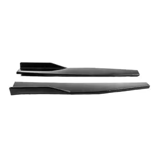 Универсальные накладки на боковые пороги DPT Aero Black (Черный Глянец) фото 4