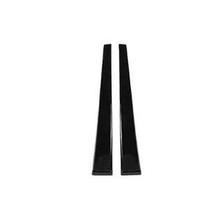 Универсальные накладки на боковые пороги DPT Lower Lip Black (Черный Глянец) фото 4