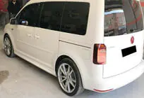 Volkswagen Caddy 2010-2015 гг. Боковые Пороги DPT (грунтованные под покраску) фото 1