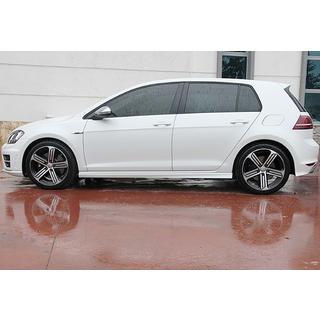 Боковые пороги DPT V-6 (под покраску) Volkswagen Golf 7/E-Golf 2012-2020 гг. фото 2