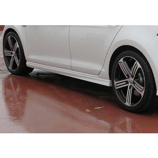 Боковые пороги DPT V-6 (под покраску) Volkswagen Golf 7/E-Golf 2012-2020 гг. фото 4