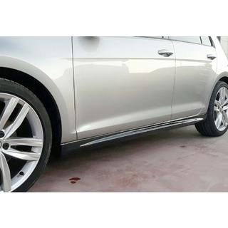 Боковые пороги DPT V-8 (грунтованные под покраску) Volkswagen Golf 7/E-Golf 2012-2020 гг. фото 1