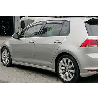 Боковые Пороги DPT V-9 (Черный Глянец) Volkswagen Golf 7/E-Golf 2012-2020 гг. фото 2