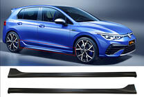 Volkswagen Golf 8 2019- гг. Боковые Пороги DPT V-3 (Грунтованные под Покраску) фото 1