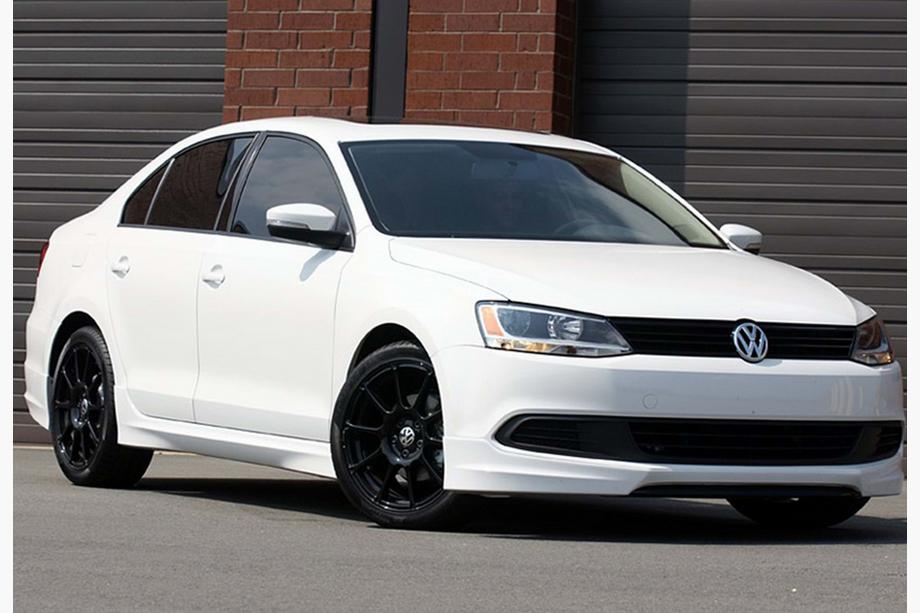 Volkswagen Jetta 2011-2018 гг. Боковые Пороги DPT (грунтованные под покраску) Фото 1