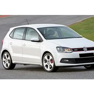 Боковые Пороги DPT V-2 (Черный Глянец) Volkswagen Polo 2010-2017 гг. фото 2