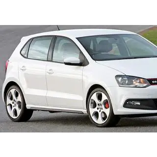 Боковые Пороги DPT V-2 (Черный Глянец) Volkswagen Polo 2010-2017 гг. фото 4