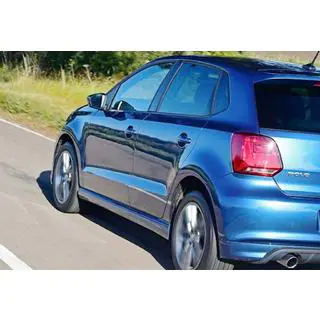 Боковые Пороги DPT V-3 (Черный Глянец) Volkswagen Polo 2010-2017 гг. фото 4
