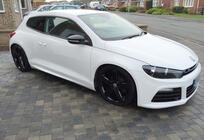 Volkswagen Scirocco 2008-2017 гг. Боковые Пороги DPT V-1 (Черный Глянец) фото 2