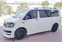 Volkswagen T6 2015-2024 гг. Боковые пороги DPT (Длинная база, под покраску) фото 2