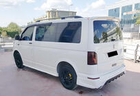 Volkswagen T6 2015-2024 гг. Боковые пороги DPT (Длинная база, под покраску) фото 3