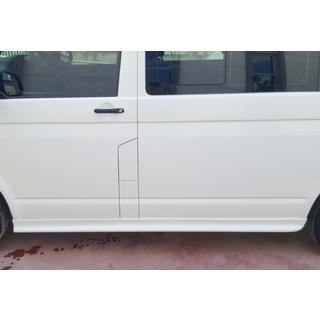 Боковые пороги DPT (Длинная база, под покраску) Volkswagen T6 2015-2024 гг. фото 1