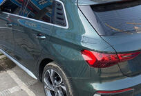 Audi A3 2012-2020 гг. Накладки на Задние Окна DPT V-1 (Черный Глянец, 2шт) фото 2