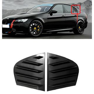 Накладки на задние окна DPT (Черный Глянец, 2шт) BMW 3 серия E90/E91 2005-2011 гг. фото 1