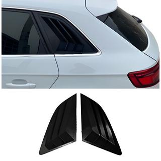 Накладки на задние окна DPT V-2 (черный глянец, 2шт) Audi A3 2012-2020 гг.