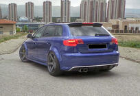 Audi A3 2003-2012 гг. Спойлер DPT V-2 (2003-2008, Черный Глянец) фото 7