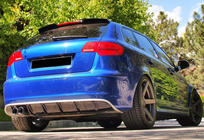Audi A3 2003-2012 гг. Спойлер DPT V-2 (2003-2008, Черный Глянец) фото 1