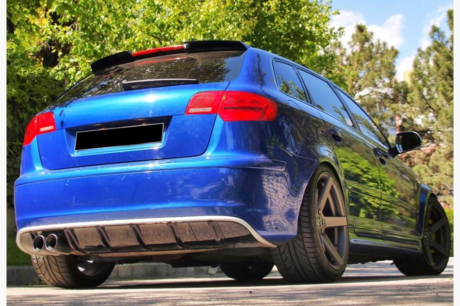 Audi A3 2003-2012 гг. Спойлер DPT V-2 (2003-2008, Черный Глянец) Image