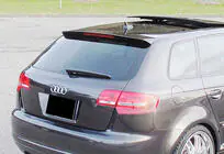 Audi A3 2003-2012 гг. Спойлер DPT V-4 (Черный Глянец) фото 2