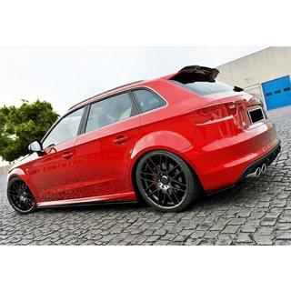 Спойлер DPT V-1 (HB, Черный Глянец) Audi A3 2012-2020 гг. фото 3