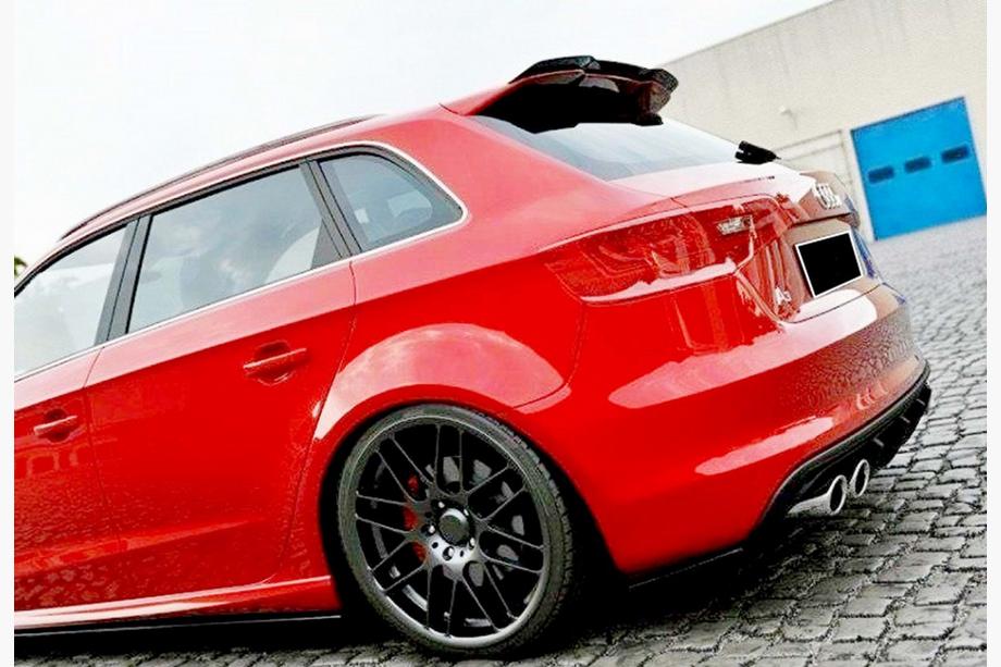 Audi A3 2012-2020 гг. Спойлер DPT V-1 (HB, Черный Глянец) Image