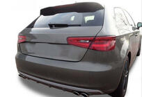 Audi A3 2012-2020 гг. Спойлер DPT V-4 (2012-2016, Черный Глянец) фото 2