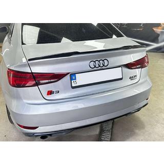 Спойлер DPT V-5 (Черный Глянец) Audi A3 2012-2020 гг. фото 1