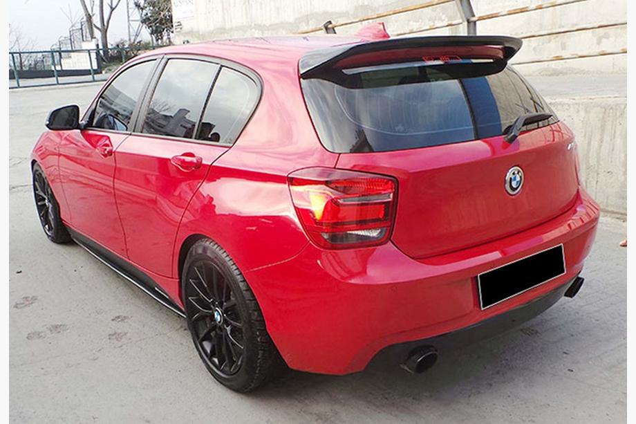BMW 1 серия F20/F21 2011-2019 гг. Спойлер DPT V1 (для F20/F21, Черный Глянец) Фото 2