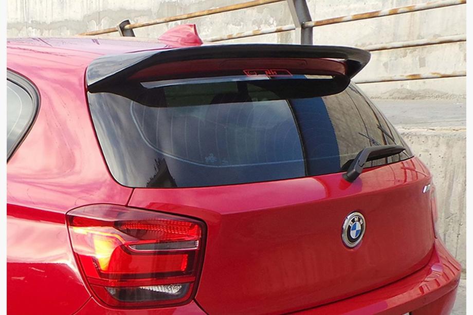 BMW 1 серия F20/F21 2011-2019 гг. Спойлер DPT V1 (для F20/F21, Черный Глянец) Фото 3