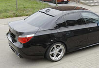 BMW 5 серия E60/E61 2003-2010 гг. Задний Спойлер DPT V-3 (Черный Глянец) фото 4