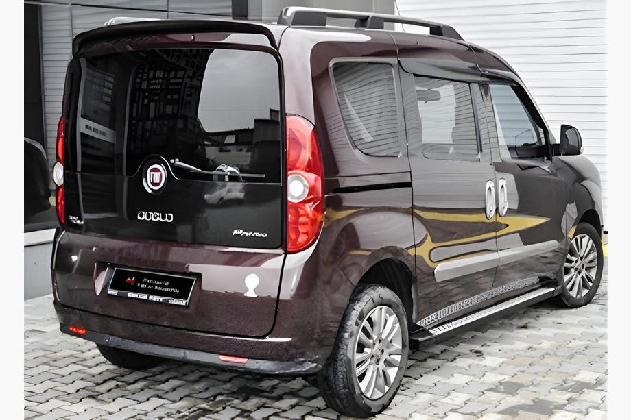 Fiat Doblo II 2010-2022 гг. Спойлер DPT (Черный Глянец) Image