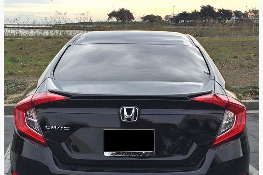 Honda Civic Sedan X 2016-2021 гг. Спойлер DPT (под покраску) Image