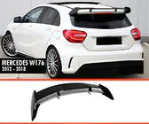 Mercedes A-class W176 2012-2018 гг. Спойлер DPT V-2 (Черный Глянец) фото 1