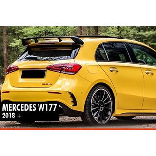 Спойлер DPT V-1 (Черный Глянец) Mercedes A-сlass W177 2018- гг.