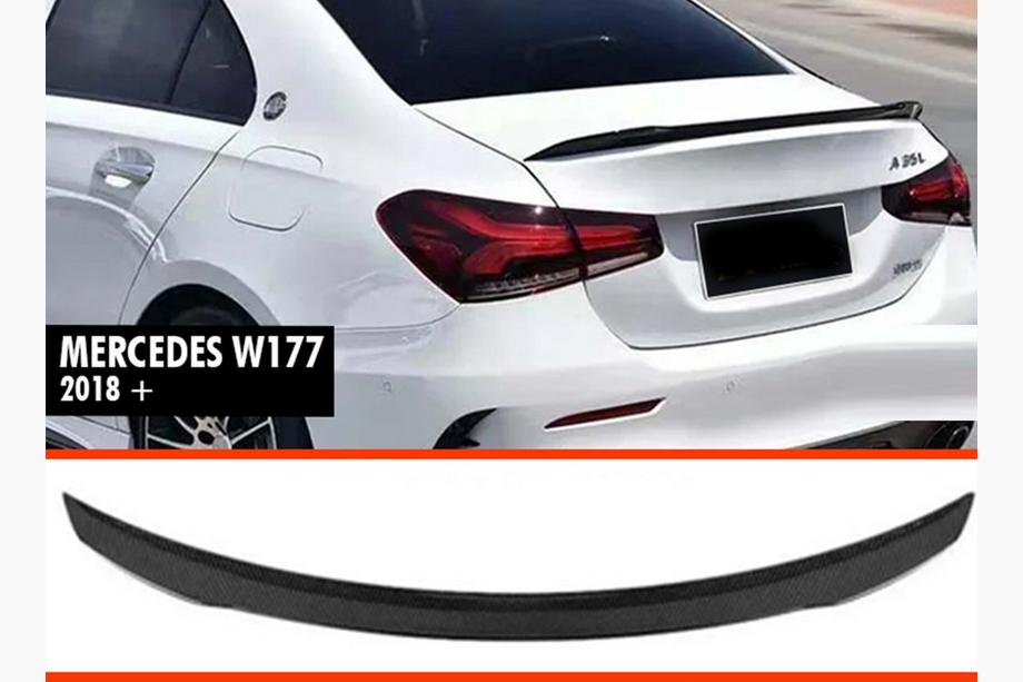 Mercedes A-class W177 2018- гг. Спойлер DPT V-2 (SD, Черный Глянец) Image
